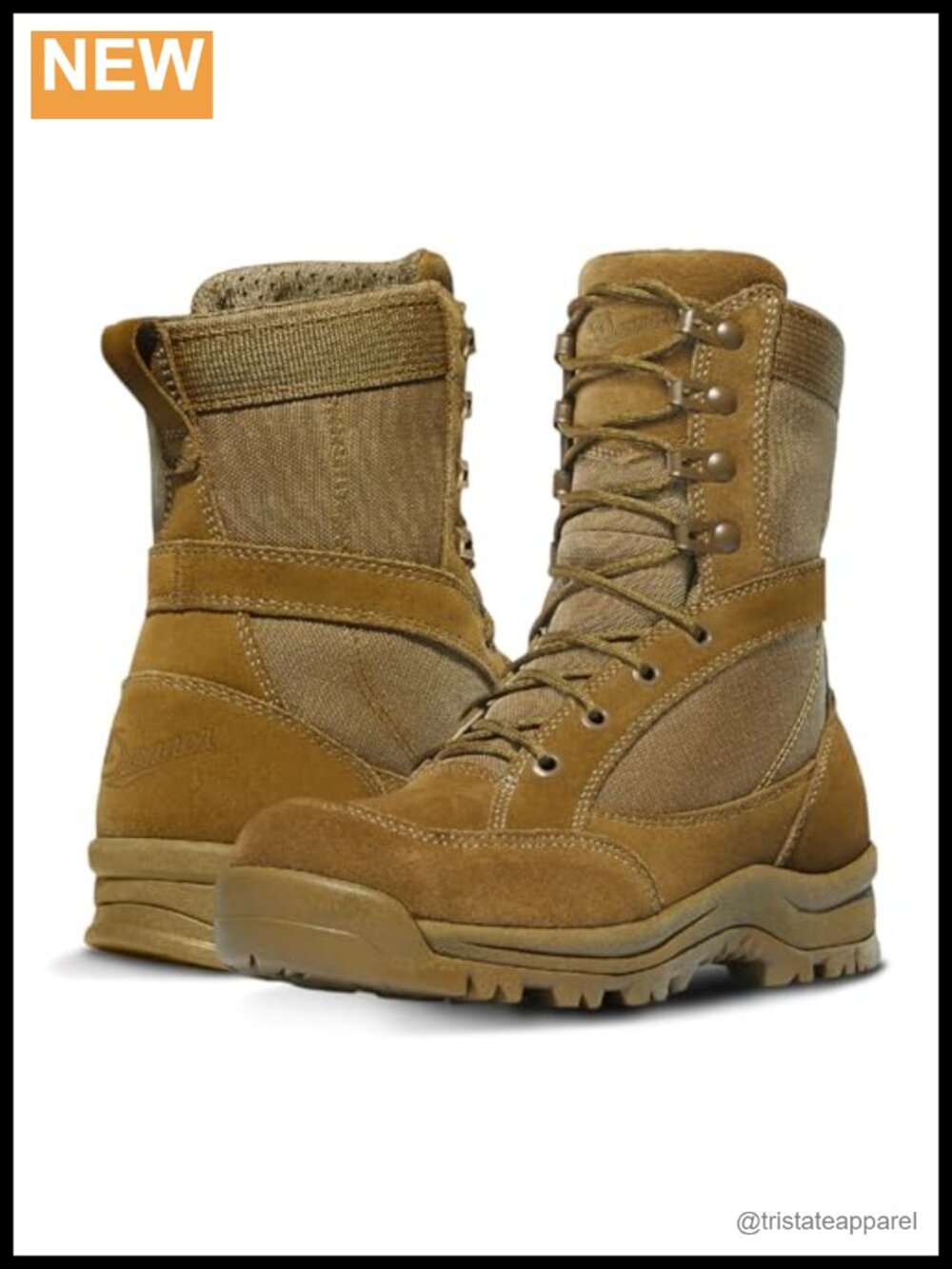 Women's Military Tactical Boots - Lightweight Suede and Abrasion-Resistant